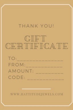 GIFT CERTIFICATE