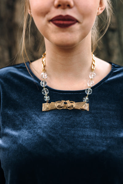 Scottie choker necklace top