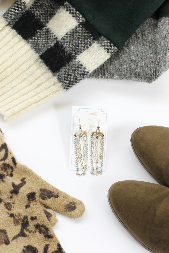 silver long dangly party earrings shopping local in canada