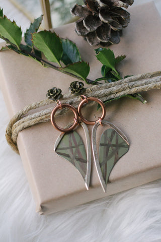 geometric viking vintage cool statement earrings