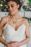 pearl vintage wedding necklace MOON RISING