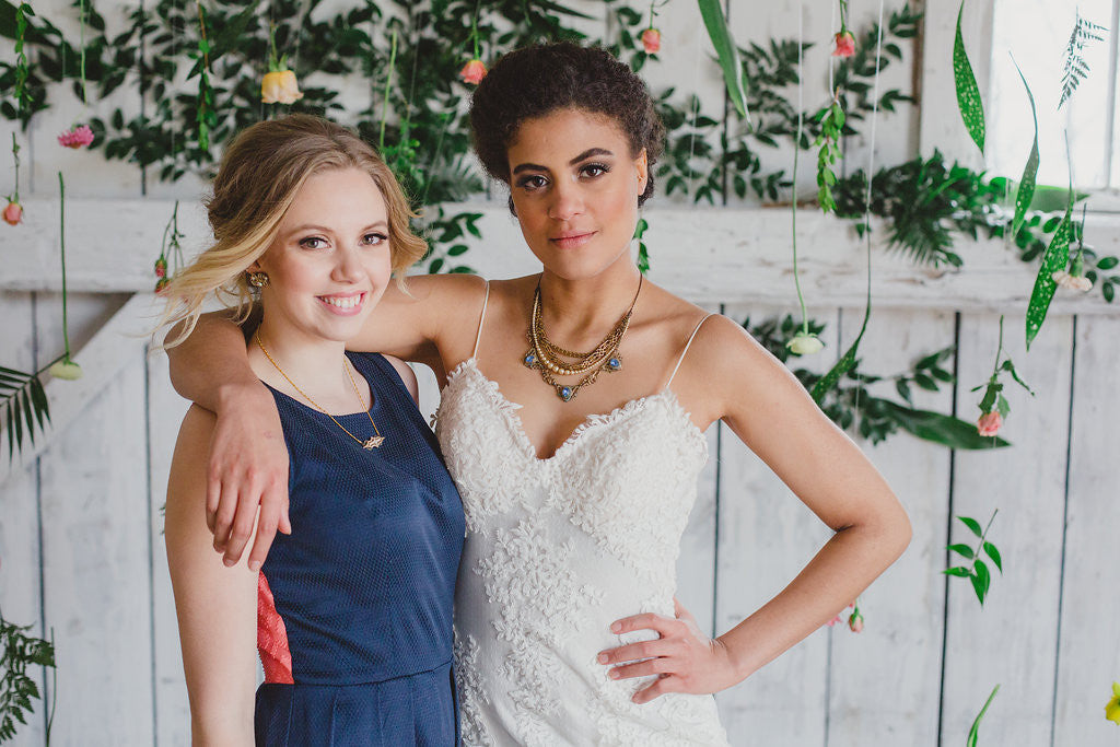 Necklace that says bride shop