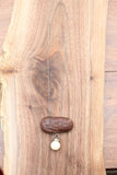 unique boho wood necklace