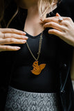 squirrel nature lover cute necklace