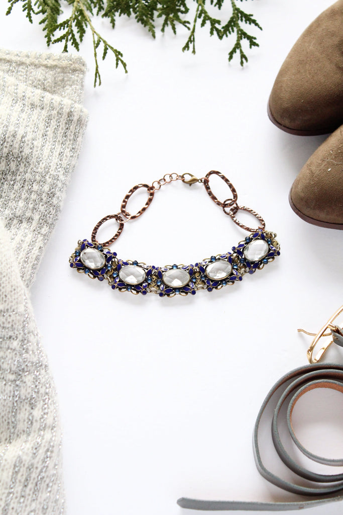 Blue sapphire on sale costume jewelry
